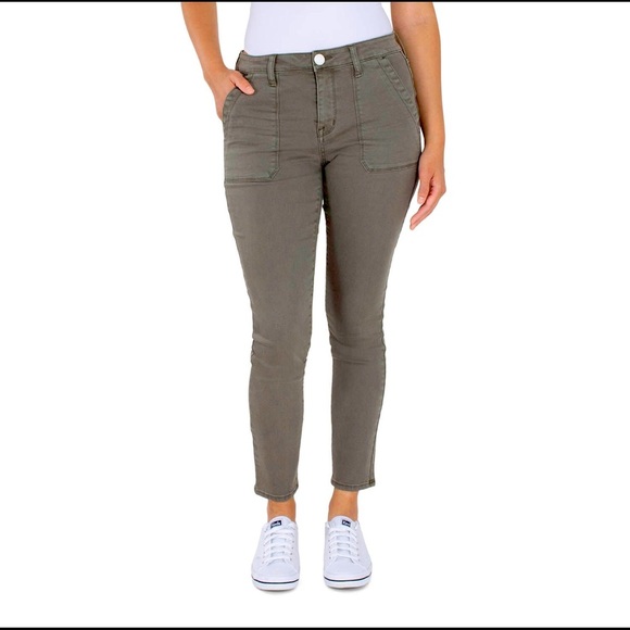 New Skinny Jeans Green SZ 16 - Picture 2 of 9